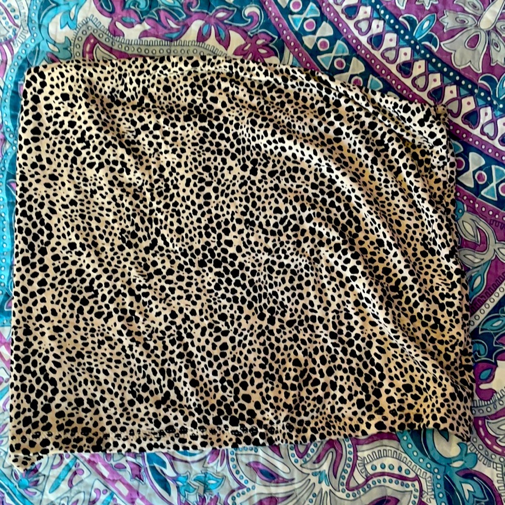 American eagle tube top leopard print